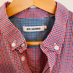 Ben Sherman M plaid button down